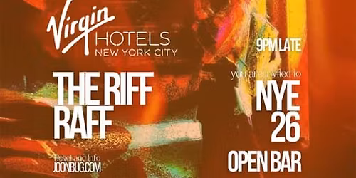 Riff Raff at Virgin Hotels NYE26