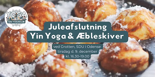 Juleafslutning - Yin Yoga & \u00c6bleskiver \ud83e\uddd8\u200d\u2640\ufe0f\ud83c\udf85\ud83c\udf69\ud83d\ude0b