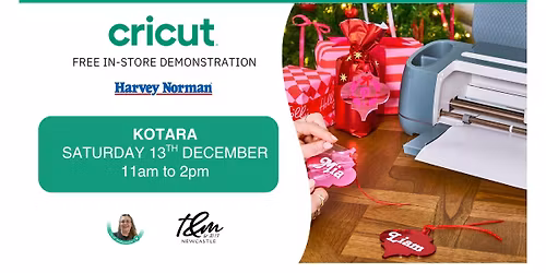 Harvey Norman Kotara Cricut Demonstration