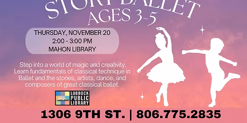 Story Ballet at Mahon Library