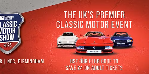 RCOC @ NEC Classic Motor Show 2025