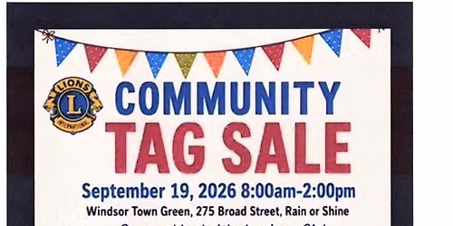 Community Tag Sale