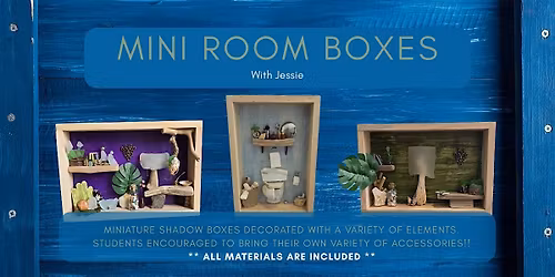 Mixed Media Shadowbox Room with Jessie