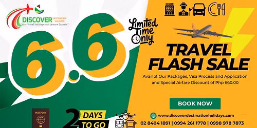 6.6 Travel Flash Sale