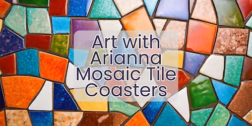 Art with Arianna: Mosaic Tile Coasters