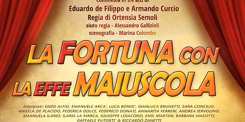 La fortuna con la F maiuscola: Tre atti comici di Eduardo de Filippo