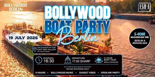 Bollywood Boat Party Berlin 2026