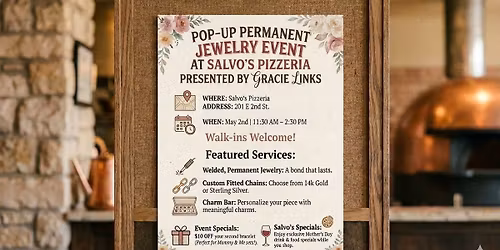 Mother's Day Permanent Jewelry Event