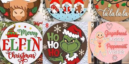 SOLD OUT - Join Us For A Christmas \/ Winter Sign Painting Get-Together 