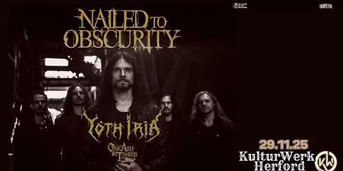 NAILED TO OBSCURITY & Guests \/\/ @KulturWerk - Herford