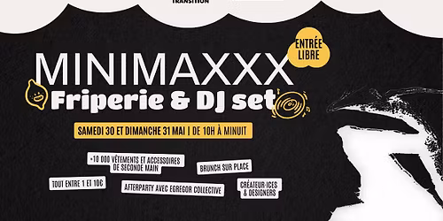 \ud83c\udfa7 Brunch & Minimaxxx : fripe, DJ set & good vibes
