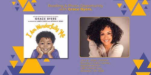 Reading & Photo Opp with NYT Bestseller Grace Byers.