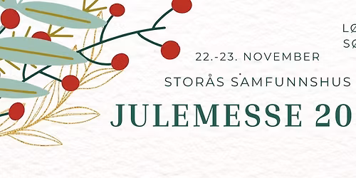 Julemesse i Stor\u00e5s samfunnshus 2025
