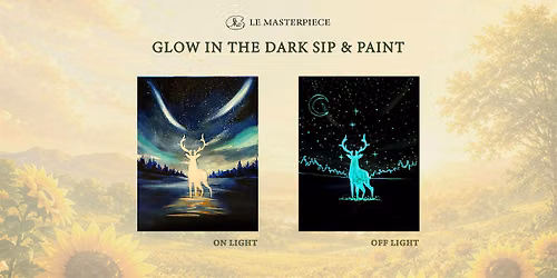 Sip and Paint (Glow in the Dark): Deer in the River