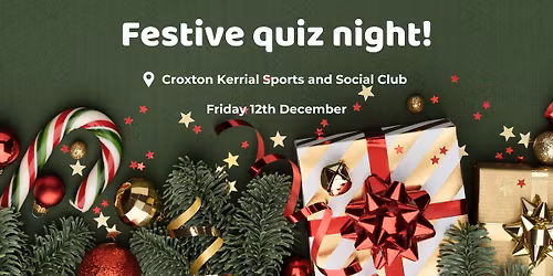 Festive quiz night