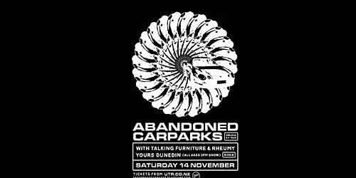 Abandoned Carparks Celica EP Release @ Yours w\/ Talking Furniture & Rheumy