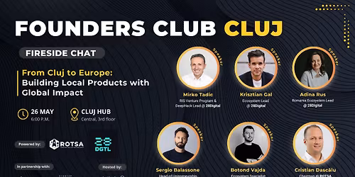 Founders Club CLUJ: From Cluj to Europe-Building Local Products with Global Impact