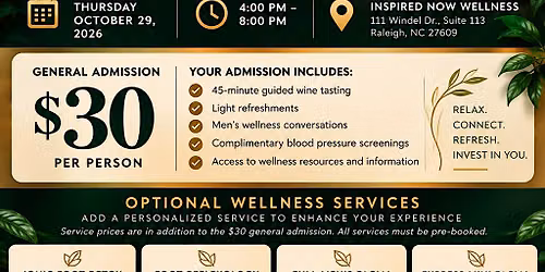 Men's Wellness & Wine Experience