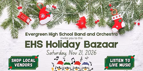 EHS Holiday Bazaar 2026 at Cascade Middle School