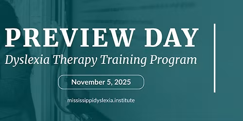 Preview Day | Dyslexia Therapy Training Program