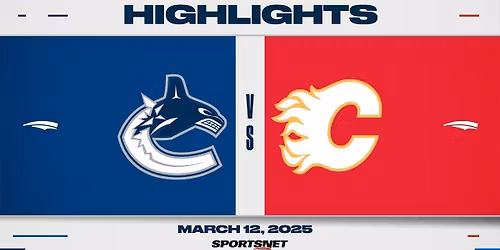 Vancouver Canucks vs. Calgary Flames