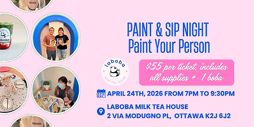 Paint & Sip Night: Paint Your Partner