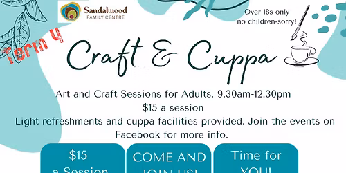 2025 Craft and Cuppa Term 4