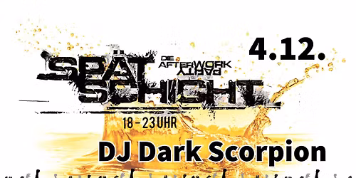FREMDVERANSTALTUNG - Bruchkultur pr\u00e4sentiert: Sp\u00e4tschicht - Die After-Work-Party mit DJ DarkScorpion