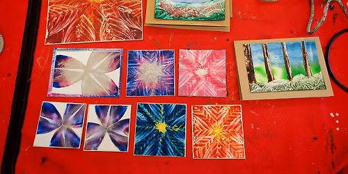 Encaustic Art and cake  At lakeside \u00a320