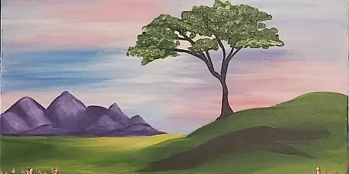 Celebrate Spring with the beautiful, Blossoming Meadow painting event