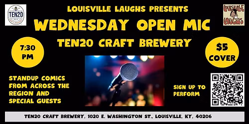 Louisville Laughs Wednesday Open Mic