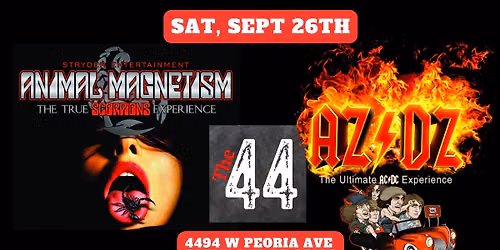 Scorpions & AC\/DC Show - Animal Magnetism (Scorpions) & AZ\u26a1\ufe0fDZ (AC\/DC)