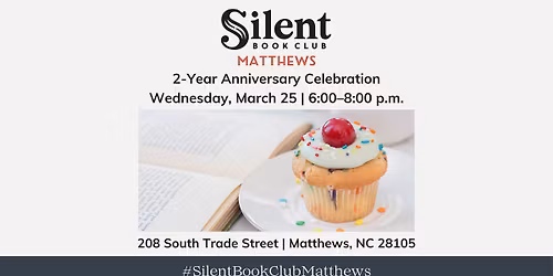 Silent Book Club Matthews March Meeting