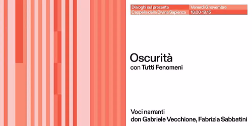 \u201cOscurit\u00e0\u201d con Tutti Fenomeni