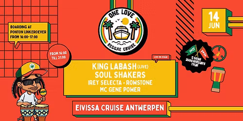 One Love Reggae Cruise Antwerp