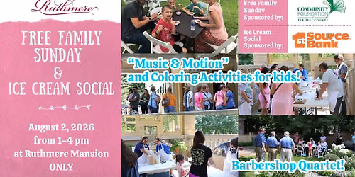Free Family Sunday & Ice Cream Social