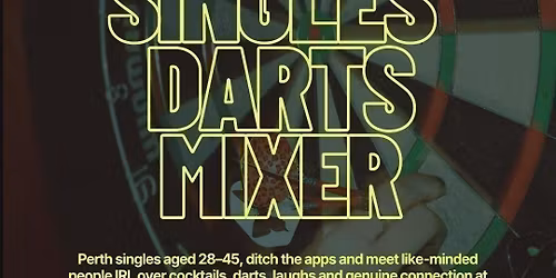 Thursday | Social Singles Darts- Flight Club | Fremantle (Age 28-45)