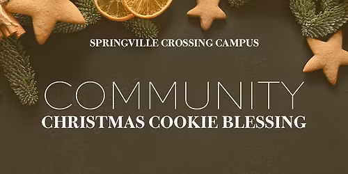 Community Christmas Cookie Blessing in Springville