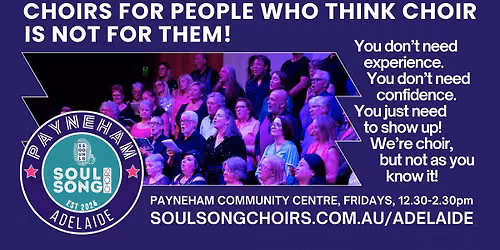 Pop Choir Rehearsal Adelaide - Payneham