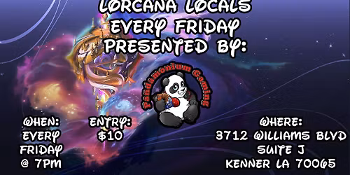 Friday Lorcana Locals at Pandamonium Gaming