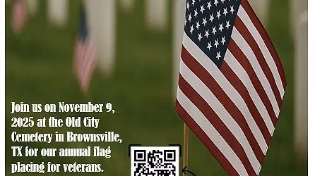 Flag for the Fallen: Flag Placement for Veterans Day in the Old City Cemetery