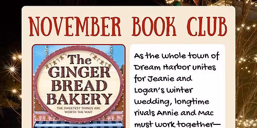 November Book Club! \ud83c\udf84\u2728\ud83c\udf6a