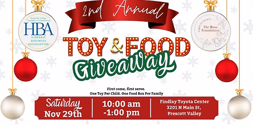 2nd Annual Toy & Food Giveaway