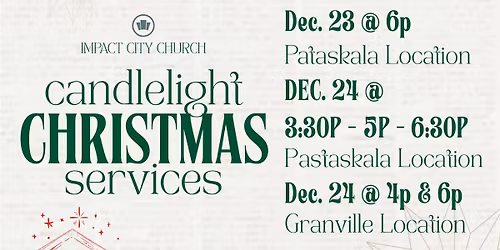 Christmas Candlelight Services