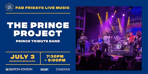 FREE CONCERT - Summerbration Presents: The Prince Project - A Prince Tribute Concert
