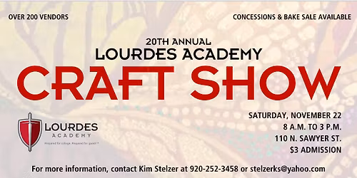 20th Annual Lourdes Academy Craft Show