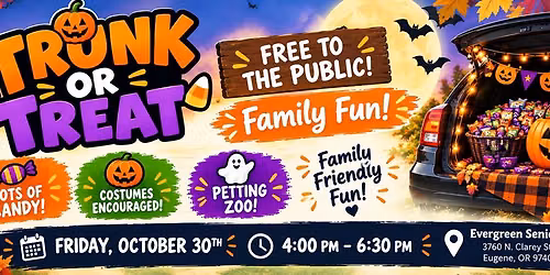 TRUNK or TREAT at Evergreen Senior Living