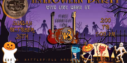 Big Ugly Brewing Halloween Party w\/ The Vince Kornegay Trio