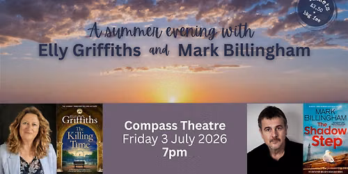 A Summer Evening with Elly Griffiths and Mark Billingham