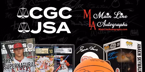 CGC and JSA at Main Line Autographs' Pittsburgh Show